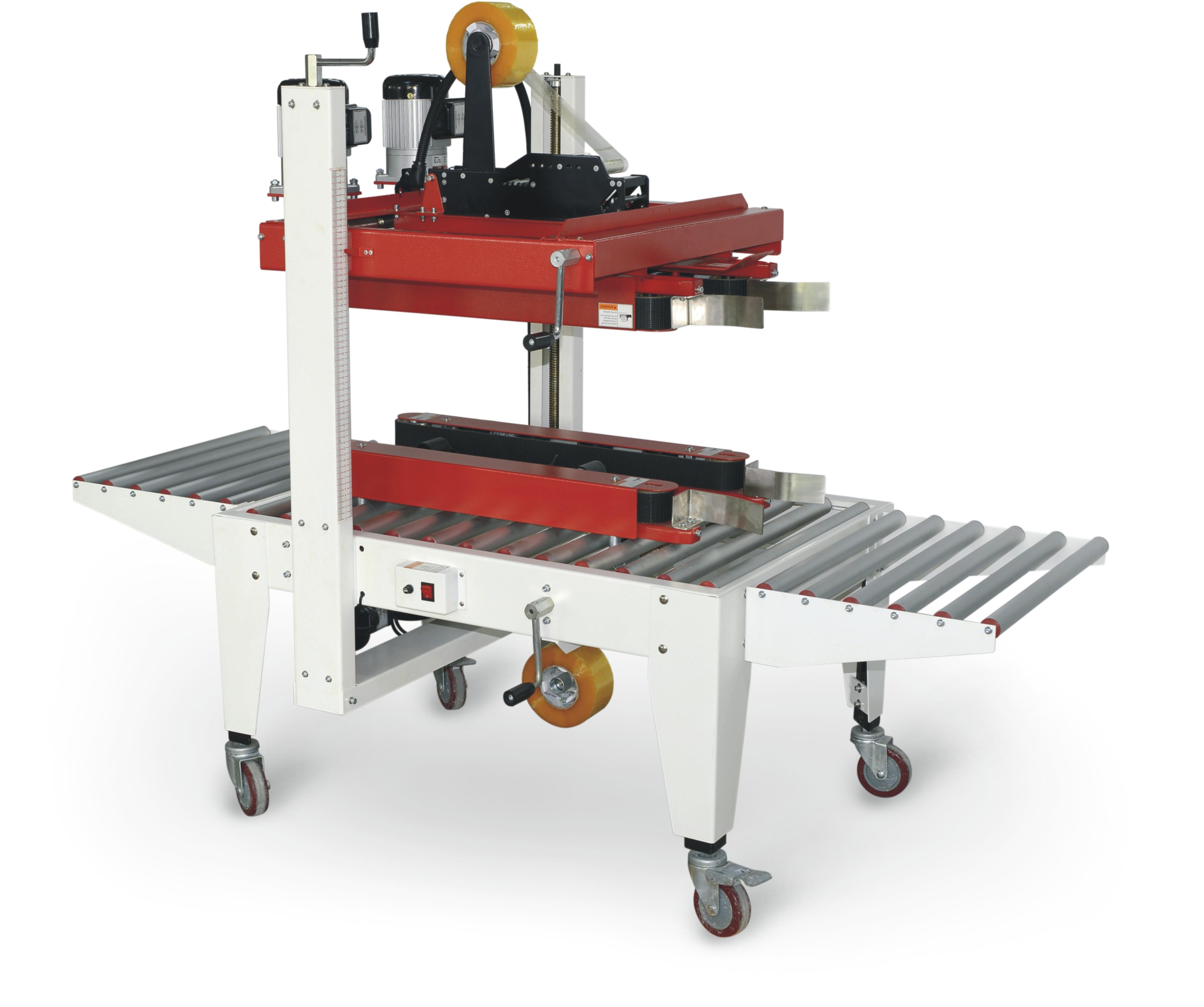 半自動(dòng)上、下兩側(cè)驅(qū)動(dòng)手動(dòng)折蓋封箱機(jī)